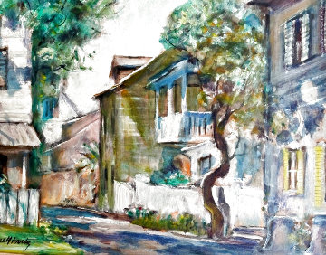 Marine Street 16x18 Original Painting - Emmett Fritz Marine Street 16x18 Original Painting - Emmett Fritz