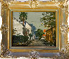 Untitled Cityscape 12x14 - Florida Original Painting by Emmett Fritz - 1
