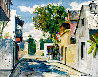 Untitled Street Scene 1974 15x18 - St. Augustine, Florida Original Painting by Emmett Fritz - 0