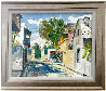 Untitled Street Scene 1974 15x18 - St. Augustine, Florida Original Painting by Emmett Fritz - 1
