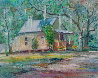 Untitled Early  Landscape 1960 16x20 - St. Augustine, Florida Original Painting by Emmett Fritz - 0
