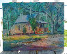 Untitled Early  Landscape 1960 16x20 - St. Augustine, Florida Original Painting by Emmett Fritz - 1