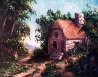 Old English Cottage 2007 22x26 Original Painting by Art Fronckowiak - 0