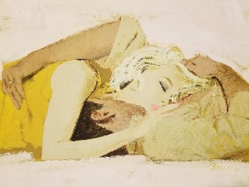 Embrace 2018 18x25 Original Painting - Bernie Fuchs Embrace 2018 18x25 Original Painting - Bernie Fuchs