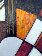 Untitled Musician 1973 49x36 Super Huge Original Painting by Luigi Fumagalli - 3 Untitled Musician 1973 49x36 Super Huge Original Painting by Luigi Fumagalli - 3