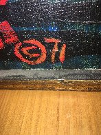 Untitled Painting 1971 38x48 Huge Original Painting by Luigi Fumagalli - 3 Untitled Painting 1971 38x48 Huge Original Painting by Luigi Fumagalli - 3
