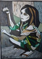 Untitled Painting 1970 45x33 Super Huge Original Painting by Luigi Fumagalli - 1 Untitled Painting 1970 45x33 Super Huge Original Painting by Luigi Fumagalli - 1