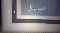 White Stallion 1980 39x38 Original Painting by Luigi Fumagalli - 2 White Stallion 1980 39x38 Original Painting by Luigi Fumagalli - 2