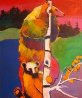 Firewatch Bears Up a Tree 72x60 Original Painting by Malcolm Furlow - 0