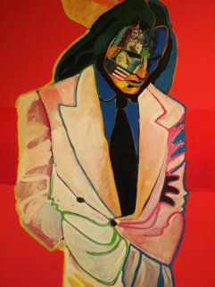 Century Man 58x46 Huge Original Painting - Malcolm Furlow Century Man 58x46 Huge Original Painting - Malcolm Furlow