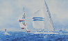Australia II - Defeating Liberty USA in the Final Race For the Americas Cup 1983 Limited Edition Print by John Gable - 0 Australia II - Defeating Liberty USA in the Final Race For the Americas Cup 1983 Limited Edition Print by John Gable - 0
