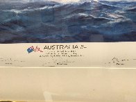 Australia II - Defeating Liberty USA in the Final Race For the Americas Cup AP 1983 Limited Edition Print by John Gable - 3