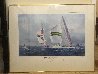 Australia II - Defeating Liberty USA in the Final Race For the Americas Cup AP 1983 Limited Edition Print by John Gable - 1