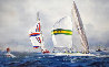 Australia II: Defeating Liberty USA in the Final Race For the Americas Cup 1983 Limited Edition Print by John Gable - 0