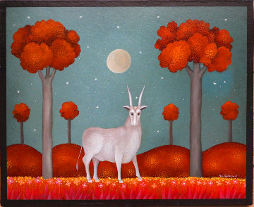 Evening 1974 12x14 Original Painting - Igor Galanin Evening 1974 12x14 Original Painting - Igor Galanin