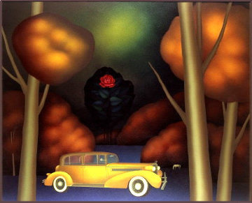 Everyone Left Forever 1990 60x70 Original Painting - Igor Galanin Everyone Left Forever 1990 60x70 Original Painting - Igor Galanin