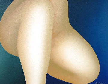 Her Knee 2013 16x20 Original Painting - Igor Galanin Her Knee 2013 16x20 Original Painting - Igor Galanin