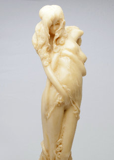 Two in Embrace Epoxy Sculpture Unique, 1984 18 in Sculpture - Frank Gallo Two in Embrace Epoxy Sculpture Unique, 1984 18 in Sculpture - Frank Gallo