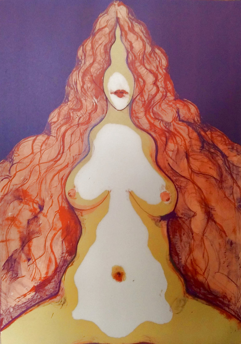 Flowing Hair 1970 Limited Edition Print by Frank Gallo
