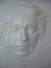 Beethoven Foundation Cast Paper  Sculpture 1985 Sculpture by Frank Gallo - 1