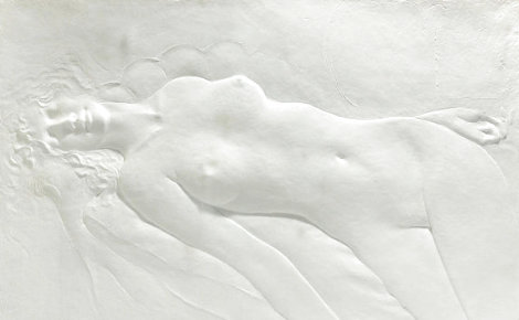 Faint Cast Paper Sculpture 33x48 - Huge Sculpture - Frank Gallo