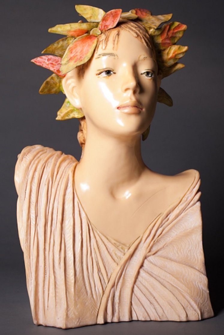 Primavera Resin Sculpture 1988 Sculpture by Frank Gallo Primavera Resin Sculpture 1988 Sculpture by Frank Gallo