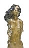 Young Girl Bronze Unique Sculpture 1971 16 in Sculpture by Frank Gallo - 3