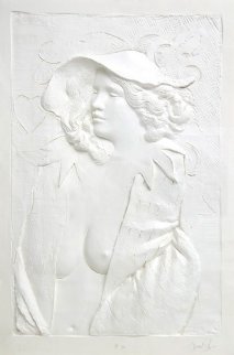 Actress Cast Paper Sculpture 1980 64x46 Huge  Limited Edition Print - Frank Gallo