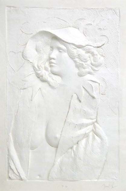 Actress Cast Paper Sculpture 1980 64x46 Huge Sculpture by Frank Gallo