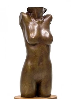 Galetea Bronze Sculpture AP 1988 15 in Sculpture - Frank Gallo