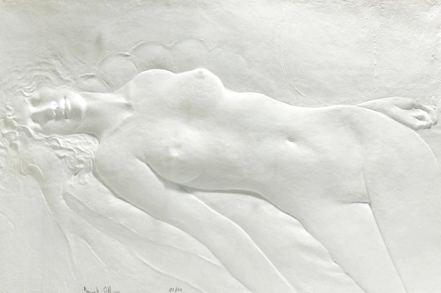 Faint Cast Paper AP 1984 33x48 - Huge Sculpture by Frank Gallo