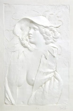 Actress Cast Paper Sculpture 1980 47x59  Huge Sculpture - Frank Gallo