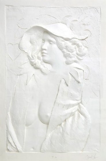 Actress Cast Paper Sculpture 1980 47x59 Limited Edition Print by Frank Gallo Actress Cast Paper Sculpture 1980 47x59 Limited Edition Print by Frank Gallo