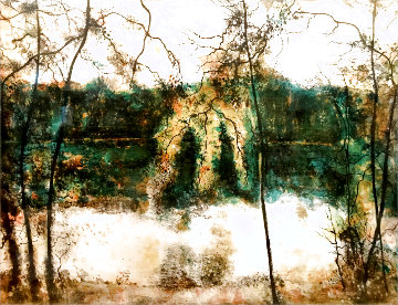 Untitled Landscape 1960 Limited Edition Print - Bernard Gantner Untitled Landscape 1960 Limited Edition Print - Bernard Gantner
