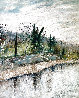 Untitled Landscape 34x27 Original Painting by Bernard Gantner - 0