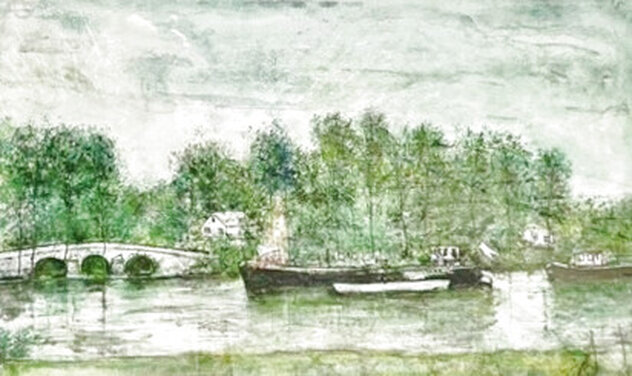 Untitled Landscape 1999 - Huge Limited Edition Print by Bernard Gantner