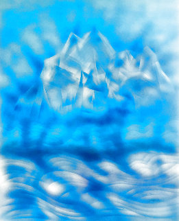 Blue Iceberg 1991  Limited Edition Print - Jerry Garcia