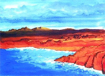 Landscape PP 1993 Limited Edition Print - Jerry Garcia Landscape PP 1993 Limited Edition Print - Jerry Garcia
