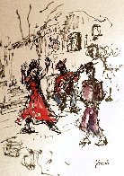 Flamenco Dancer PP 1992 Limited Edition Print by Jerry Garcia - 0 Flamenco Dancer PP 1992 Limited Edition Print by Jerry Garcia - 0