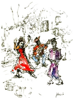Flamenco Dancer PP 1992 Limited Edition Print - Jerry Garcia Flamenco Dancer PP 1992 Limited Edition Print - Jerry Garcia