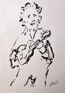 Mandolin Player 1990 Limited Edition Print - Jerry Garcia