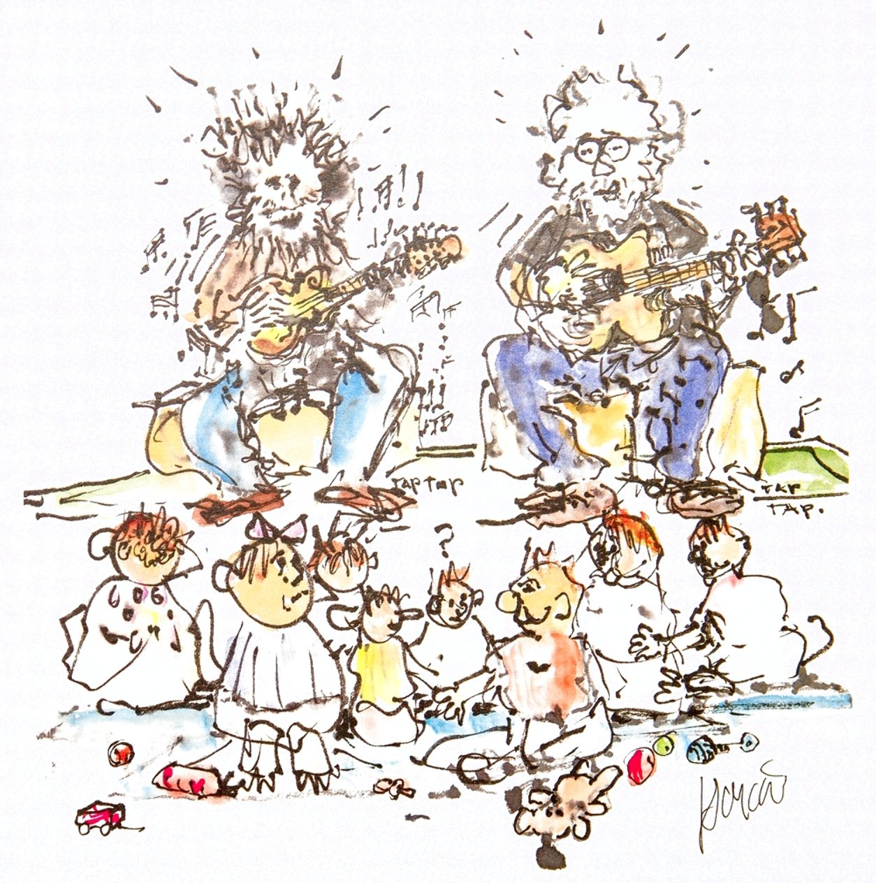 Garcia/Grisman Aka Not For Kids Only 1993 Limited Edition Artist Proof