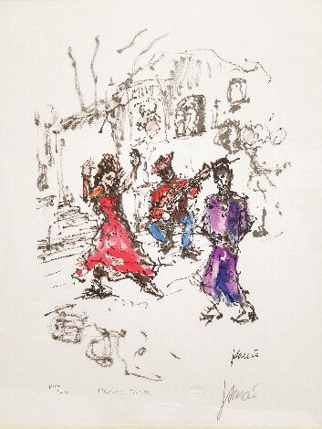 Flamenco Dancer 1991 - Signed Twice Limited Edition Print - Jerry Garcia