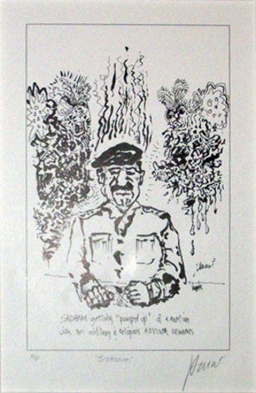 Sadaam Pumped Up HS Limited Edition Print by Jerry Garcia Sadaam Pumped Up HS Limited Edition Print by Jerry Garcia
