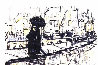 Paris in the Rain 1993 Limited Edition Print by Jerry Garcia - 0 Paris in the Rain 1993 Limited Edition Print by Jerry Garcia - 0