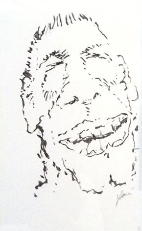 Arggh Drawing 1992 18x14 HS Original Painting - Jerry Garcia