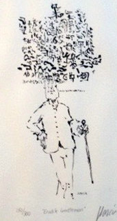 Erudite Gentleman 1991 HS Limited Edition Print - Jerry Garcia Erudite Gentleman 1991 HS Limited Edition Print - Jerry Garcia