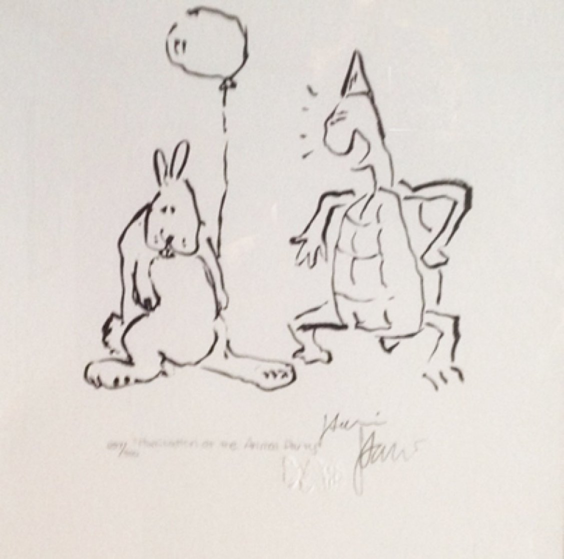 Humiliation At the Animal Party 1994 HS Limited Edition Print by Jerry Garcia Humiliation At the Animal Party 1994 HS Limited Edition Print by Jerry Garcia
