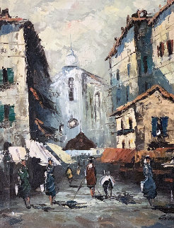 Campo de Miracali 1960 25x21 Original Painting - Danny Garcia Campo de Miracali 1960 25x21 Original Painting - Danny Garcia