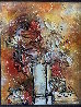 Untitled Floral Still Life 1972 10x8 Original Painting by Danny Garcia - 1